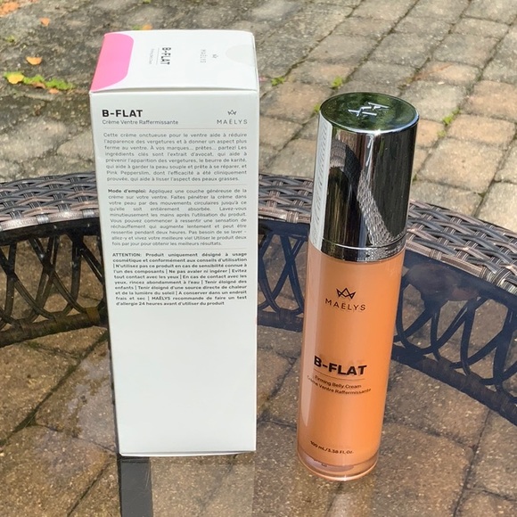 MAELYS B FLAT FIRMING BELLY CREAM, NEW IN BOX - Picture 4 of 5